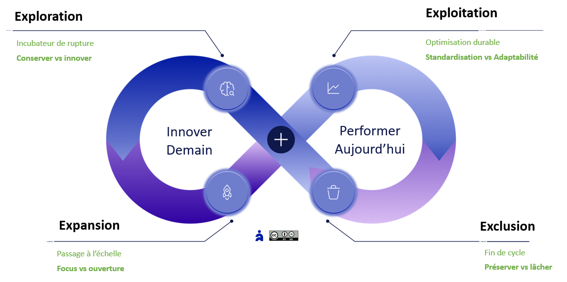 Les polarités dominantes dans le modèle Agile4E